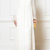 Maxi White Kimono-Dress