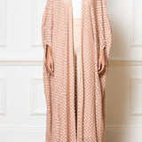 Long Peach Kimono
