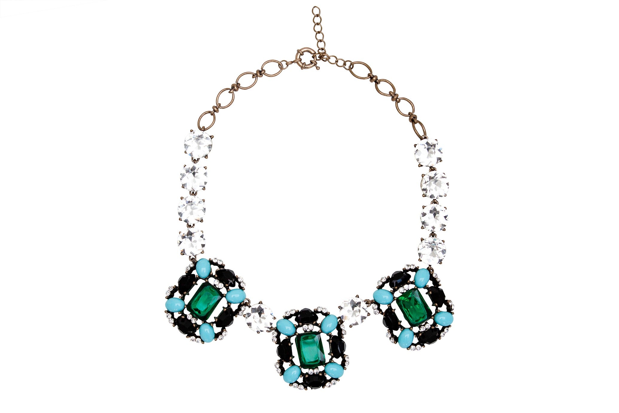Multi Colour Crystal Necklace