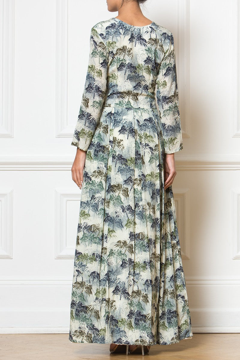 Maxi Floral Print Dress
