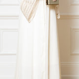 Maxi White Kimono-Dress