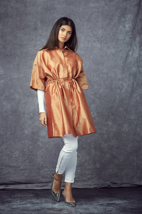 Metallic Bronze Kimono