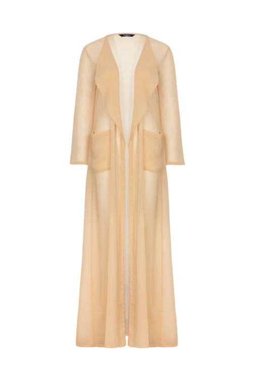Sand Beige Waterfall Kimono