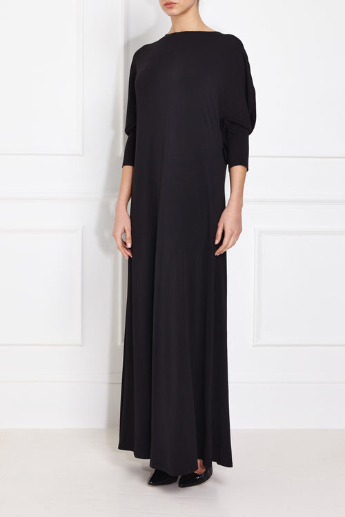Black Jersey Abaya