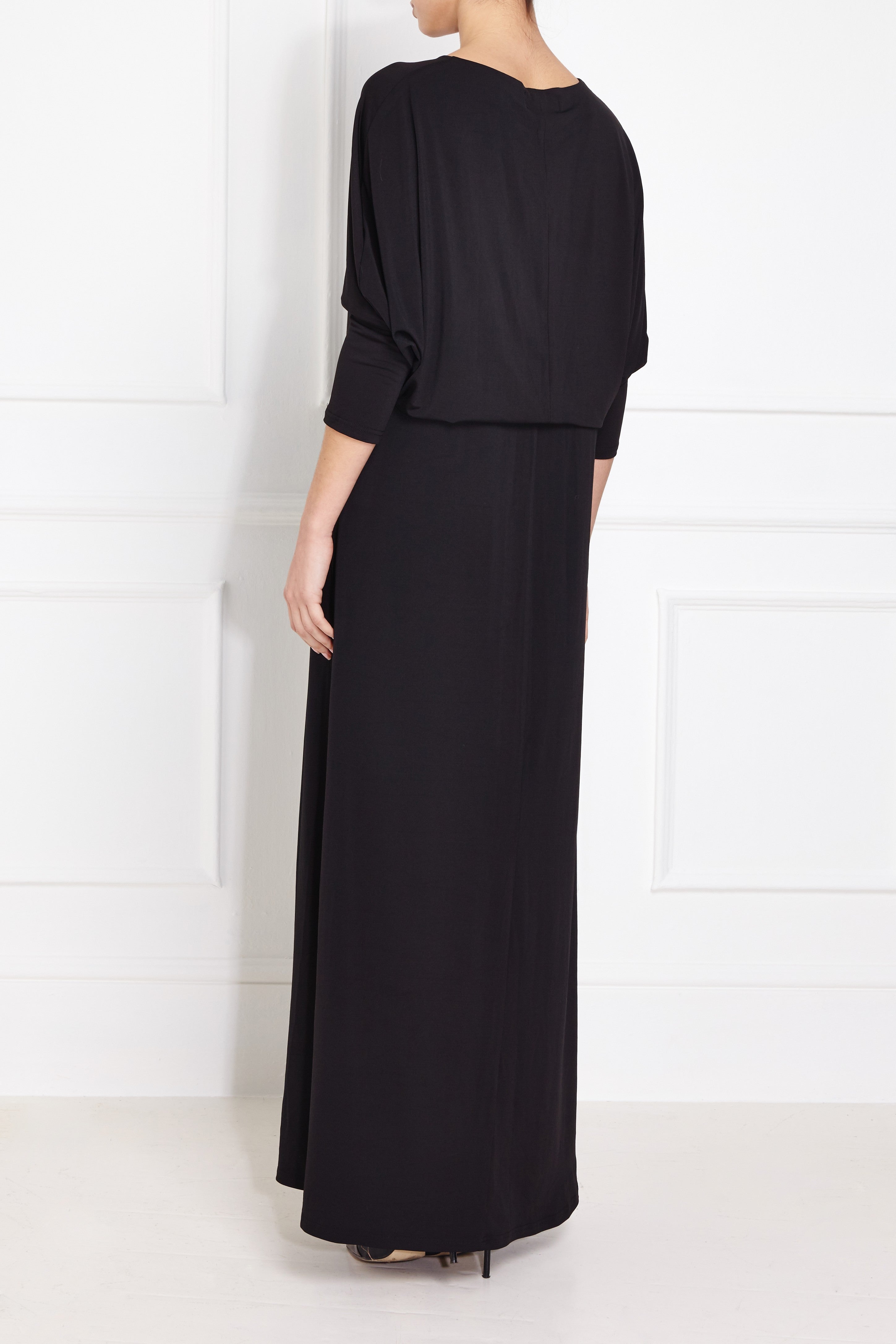 Black Jersey Abaya